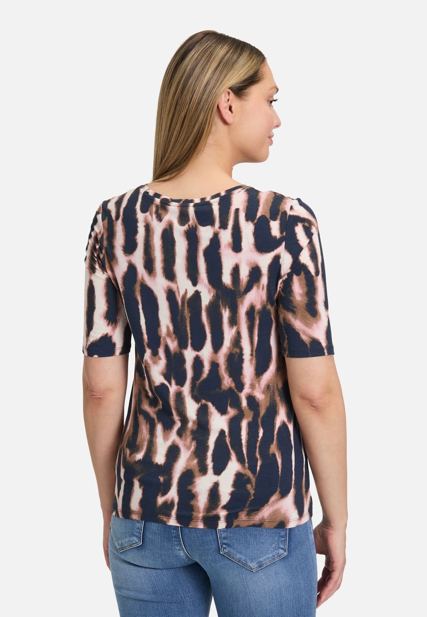 T-Shirt mit abstraktem Grafik-Print