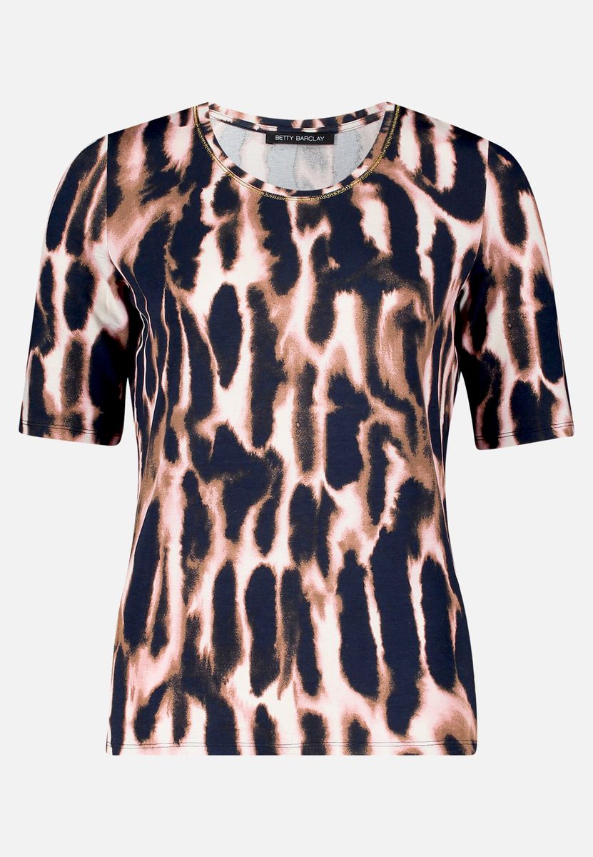 T-Shirt mit abstraktem Grafik-Print