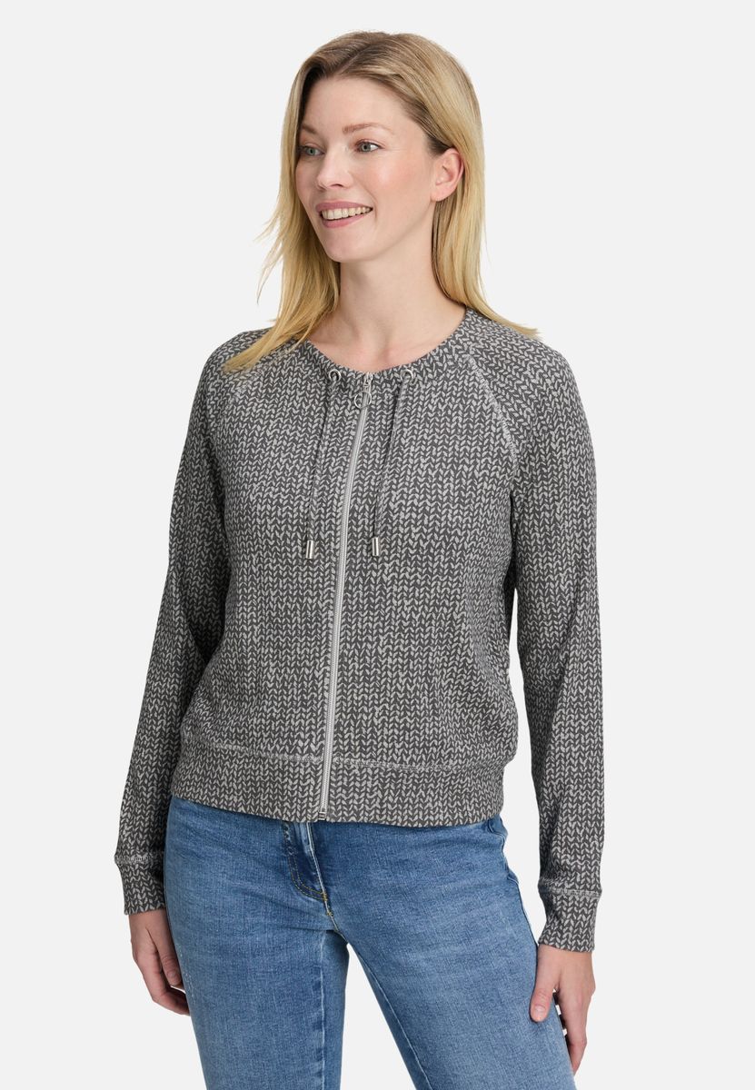 Shirtjacke mit lebhaftem Mustermix