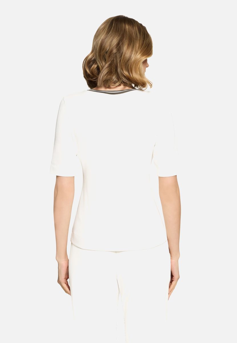 Ripp-Shirt mit Grafik-Animal-Print
