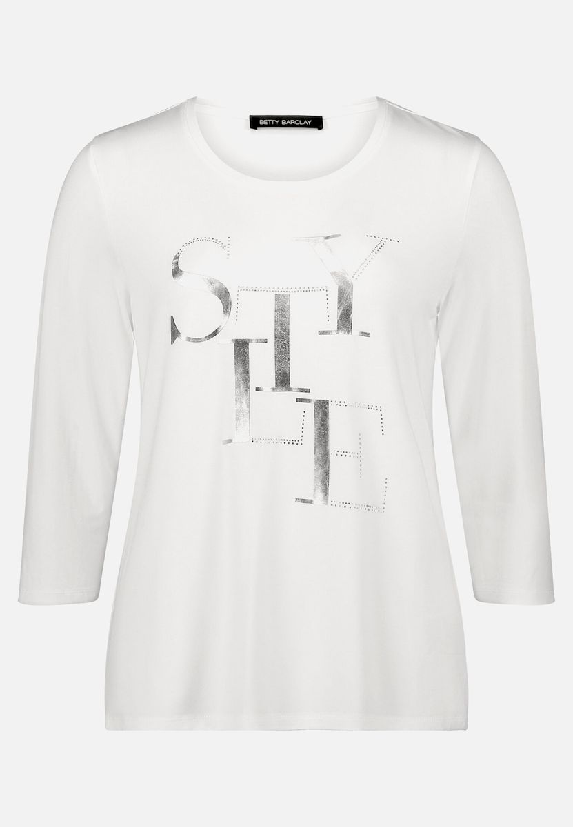 T-Shirt mit Grafik-Print und 3/4-Arm