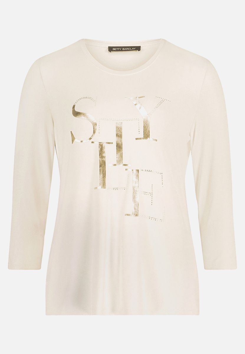 T-Shirt mit Grafik-Print und 3/4-Arm