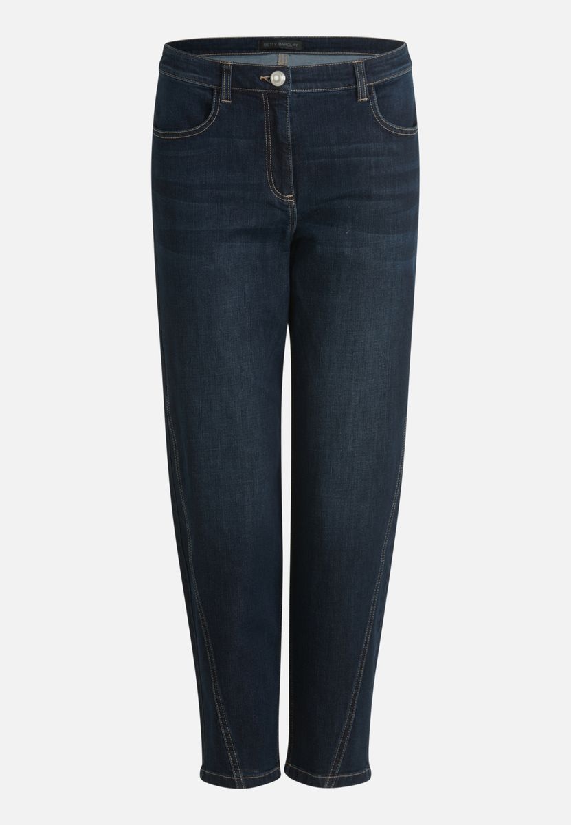 Feminine Relaxed-Fit Knöchel-Jeans