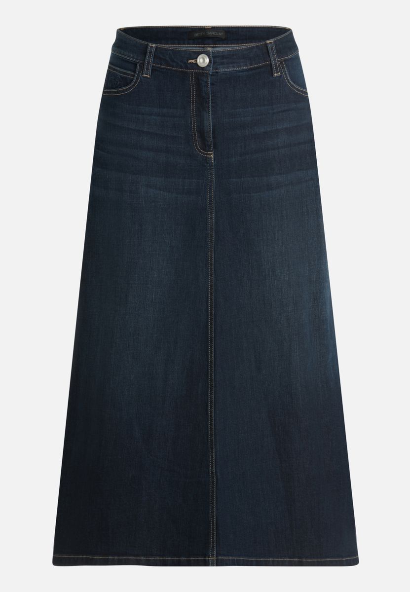 Midi-Jeansrock in A-Linie