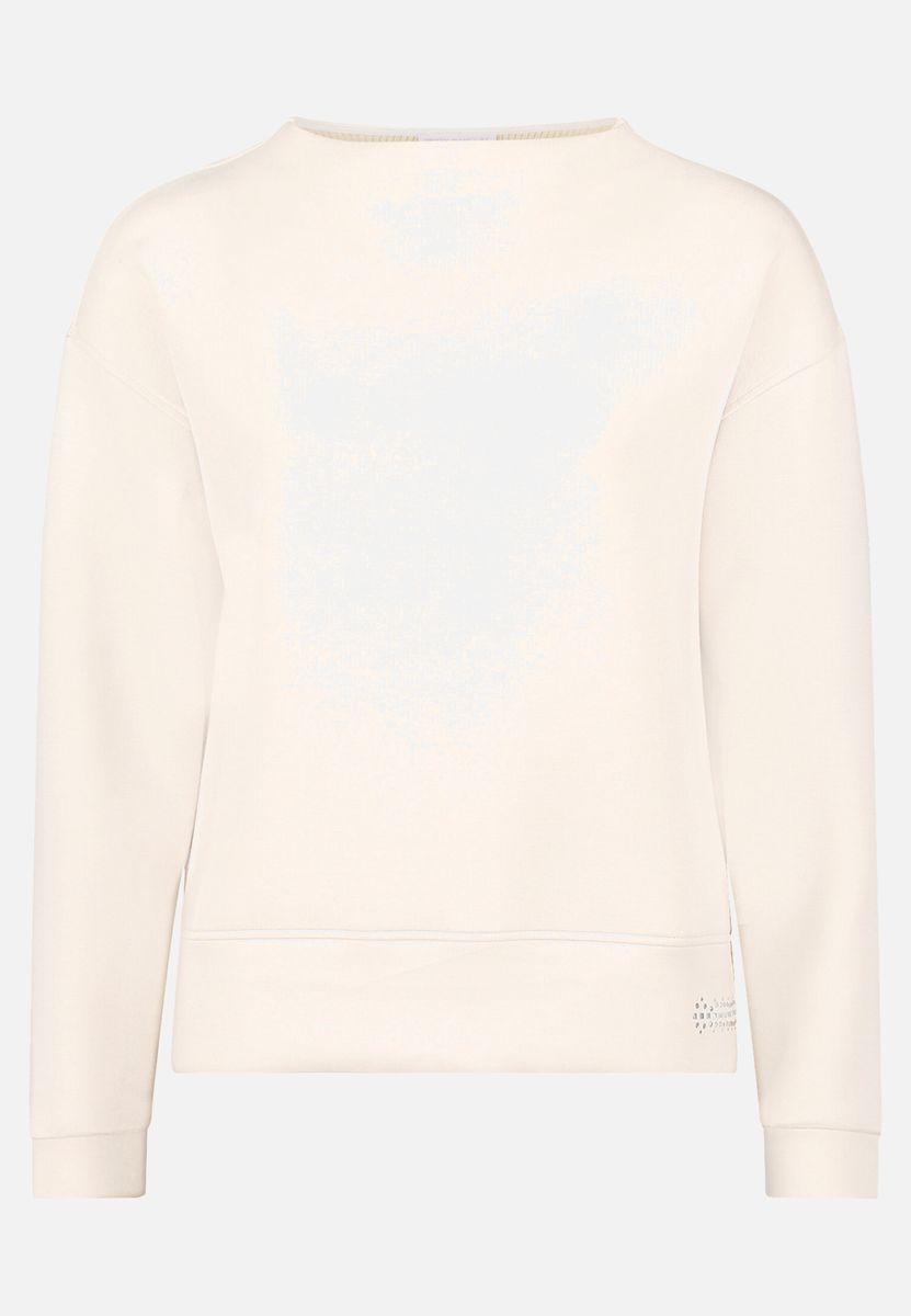 Minimalistisches Sweatshirt mit Stehkragen
