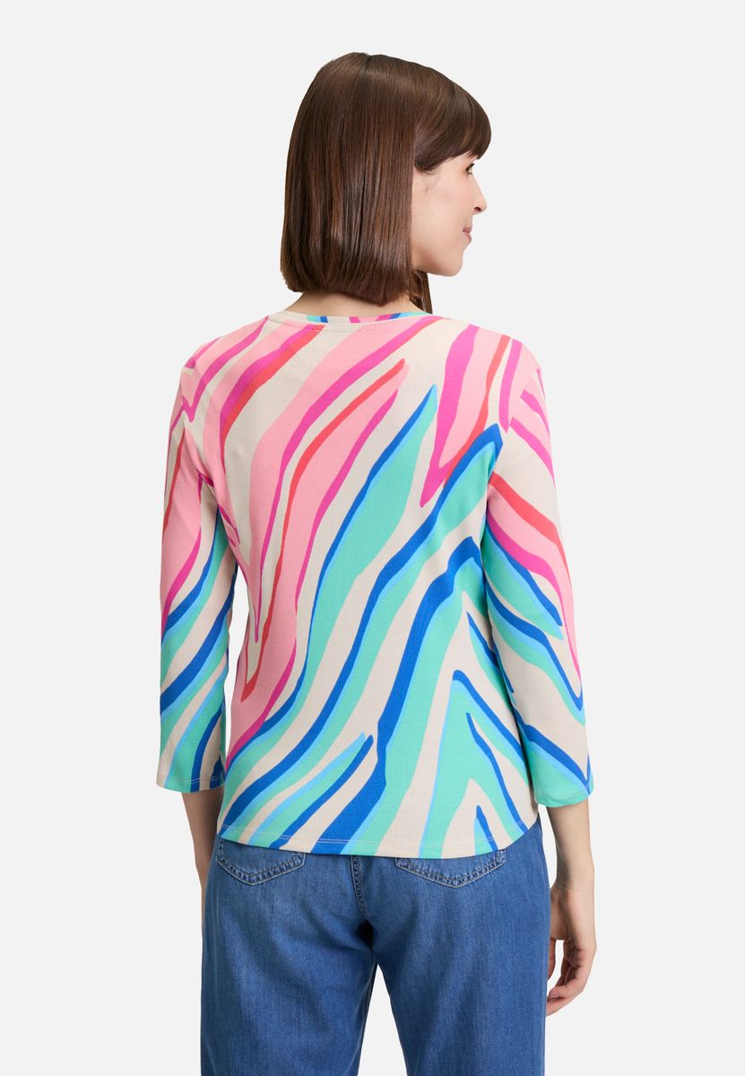 Shirtjacke mit Stehkragen und Nieten