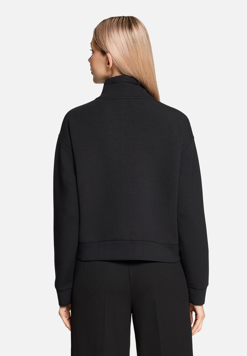 Shirtjacke mit Stehkragen und Nieten