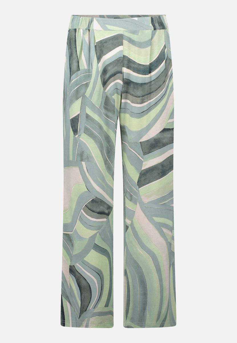 Relaxte Schlupfhose mit Grafikprint