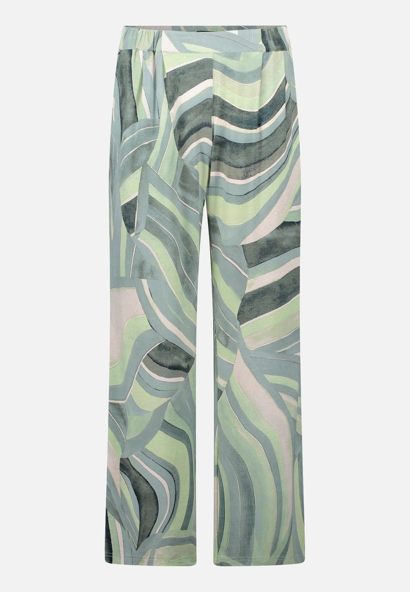 Relaxte Schlupfhose mit Grafikprint