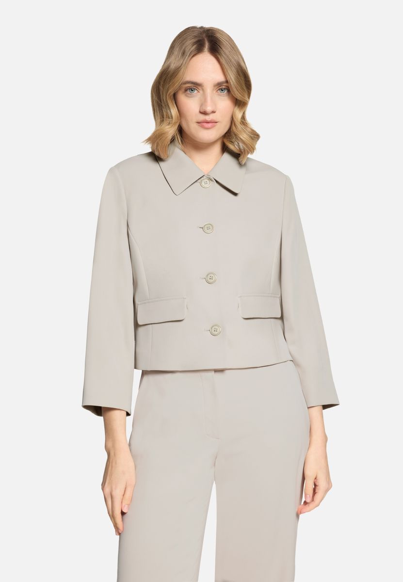 Kurzer Blazer mit 3/4-Ärmeln