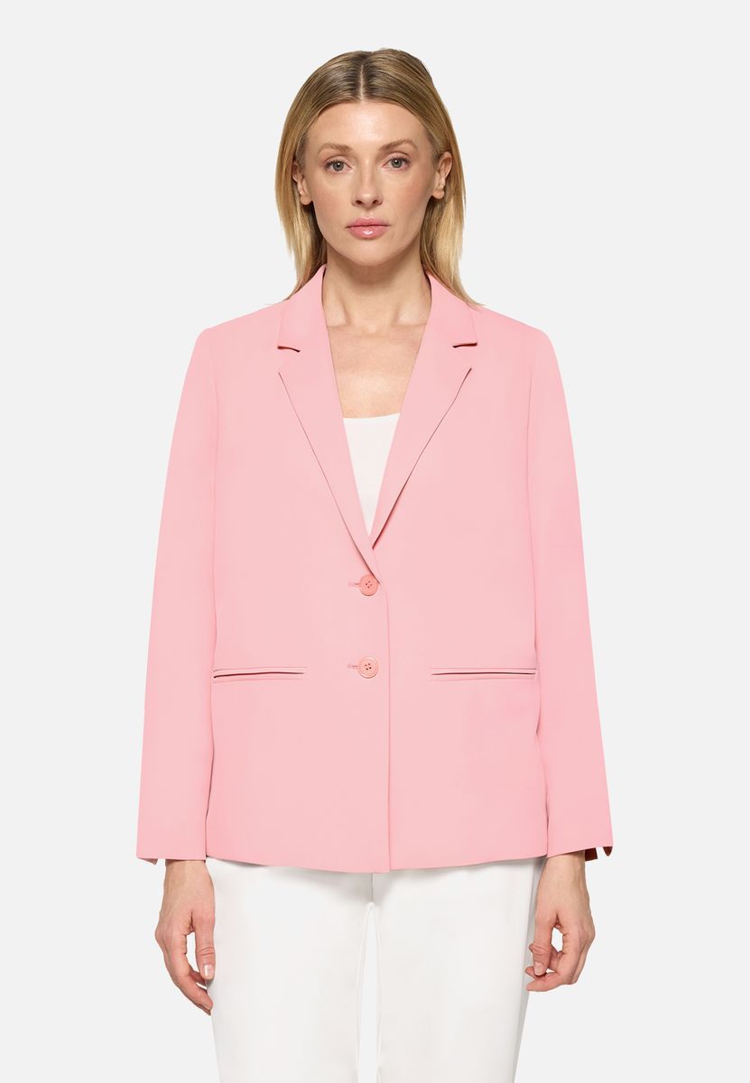 Moderner Longblazer mit Reverskragen