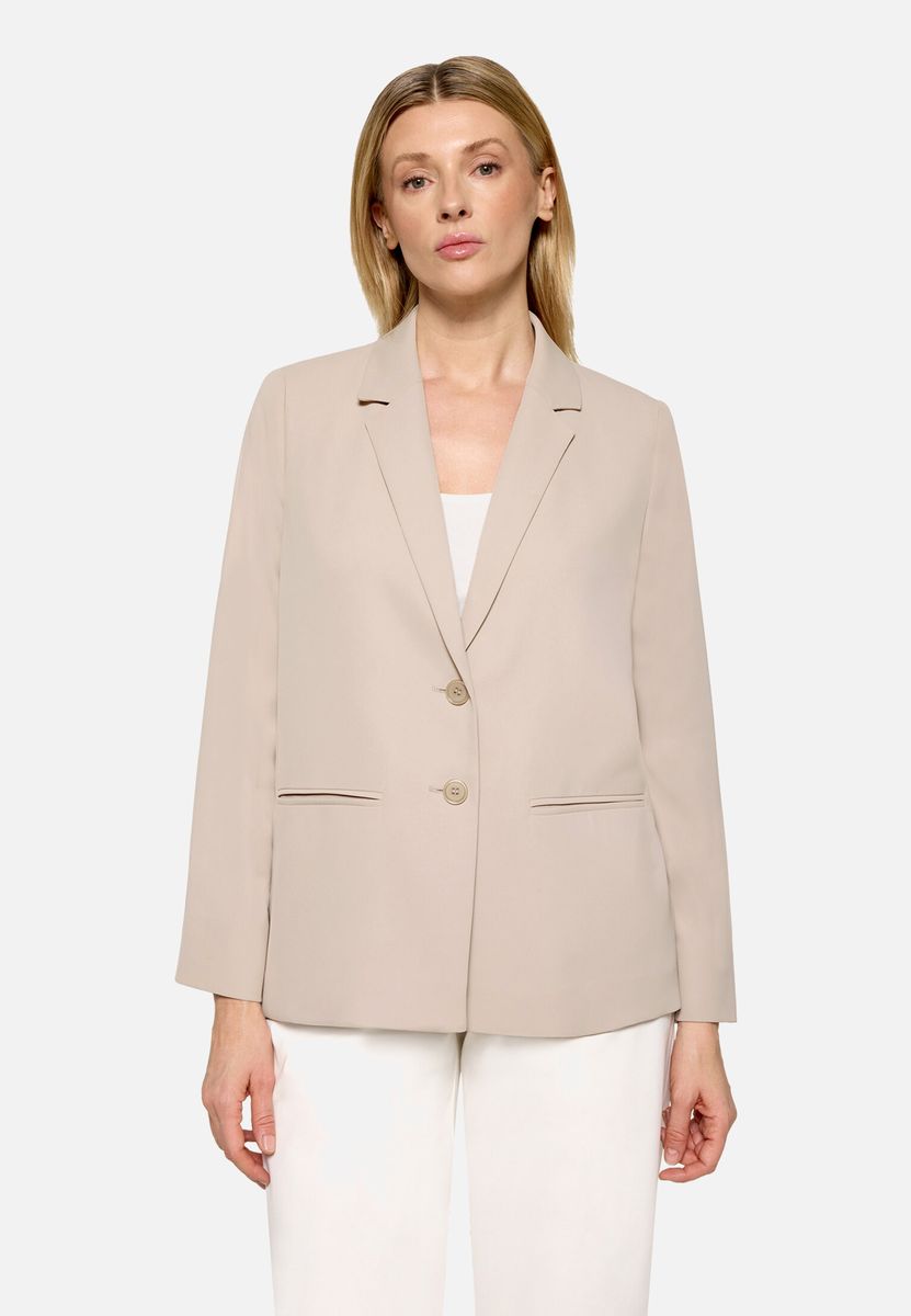 Moderner Longblazer mit Reverskragen
