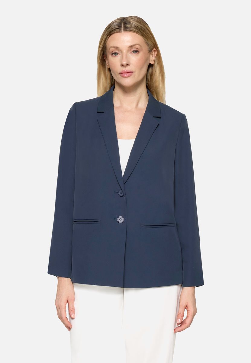 Moderner Longblazer mit Reverskragen