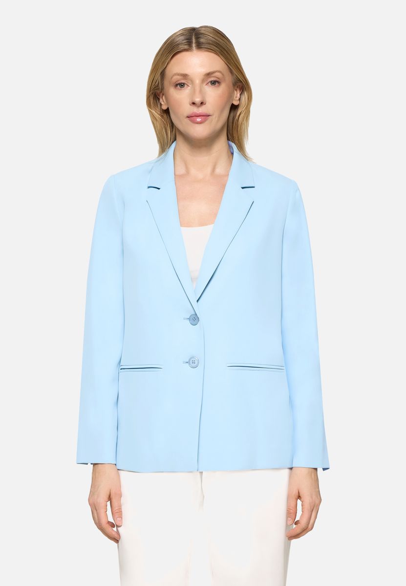 Moderner Longblazer mit Reverskragen