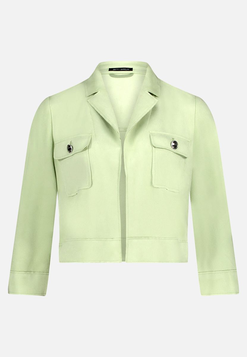 Minimalistische Cropped Blazer-Jacke
