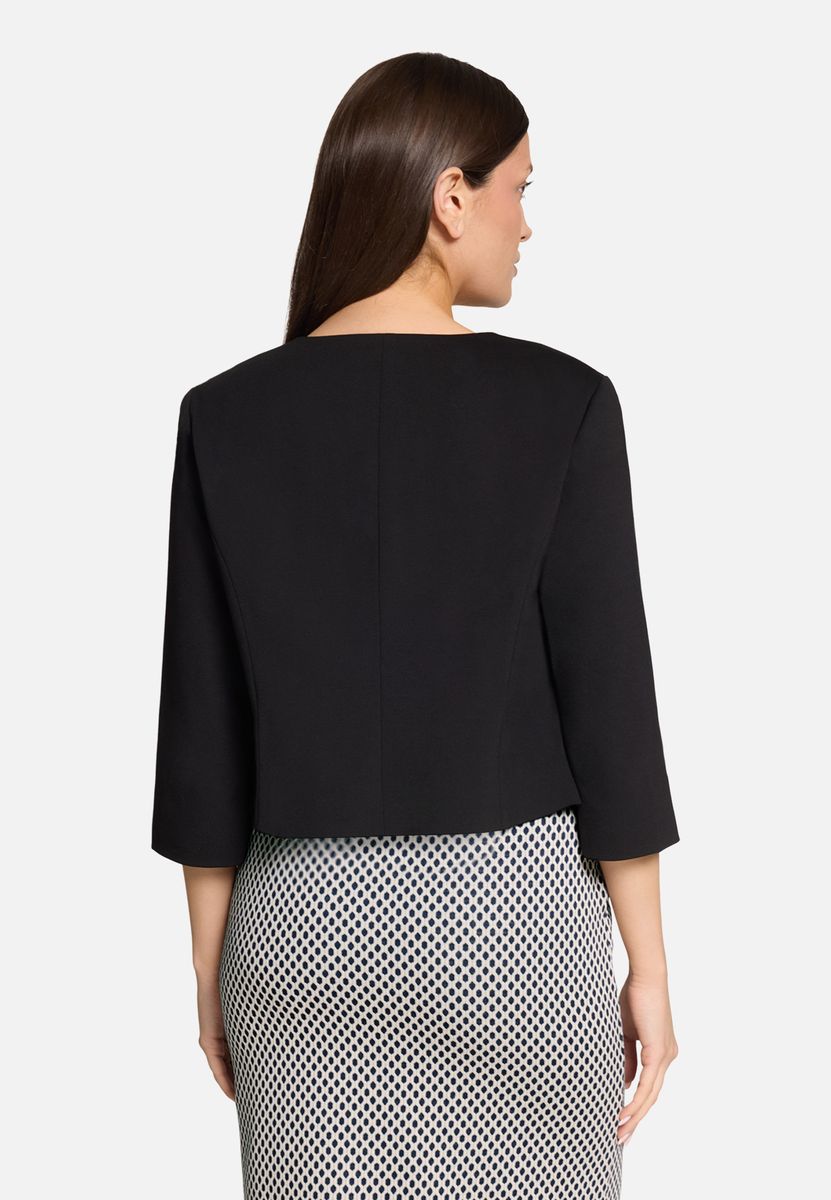 Minimalistische Cropped Blazer-Jacke