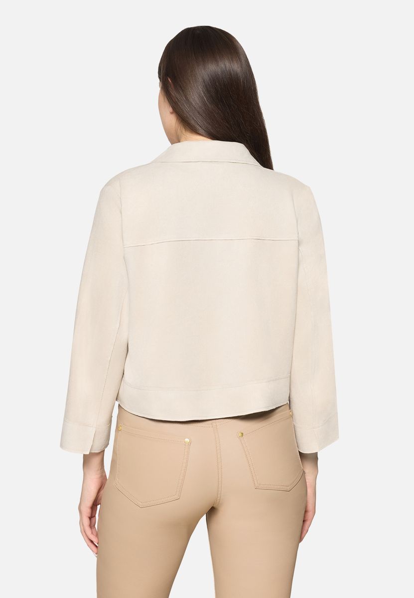 Minimalistische Cropped Blazer-Jacke