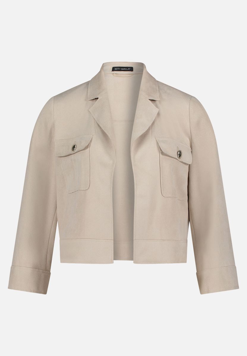 Minimalistische Cropped Blazer-Jacke