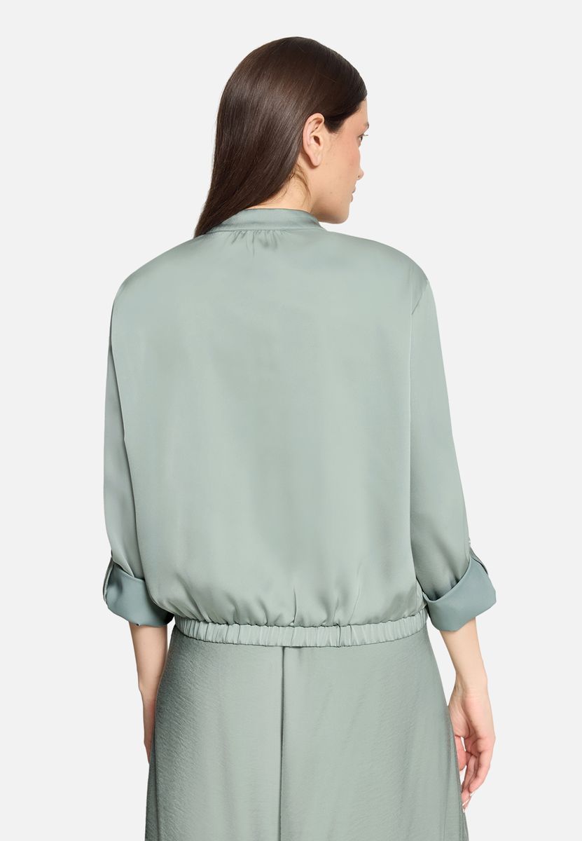 Minimalistische Cropped Blazer-Jacke