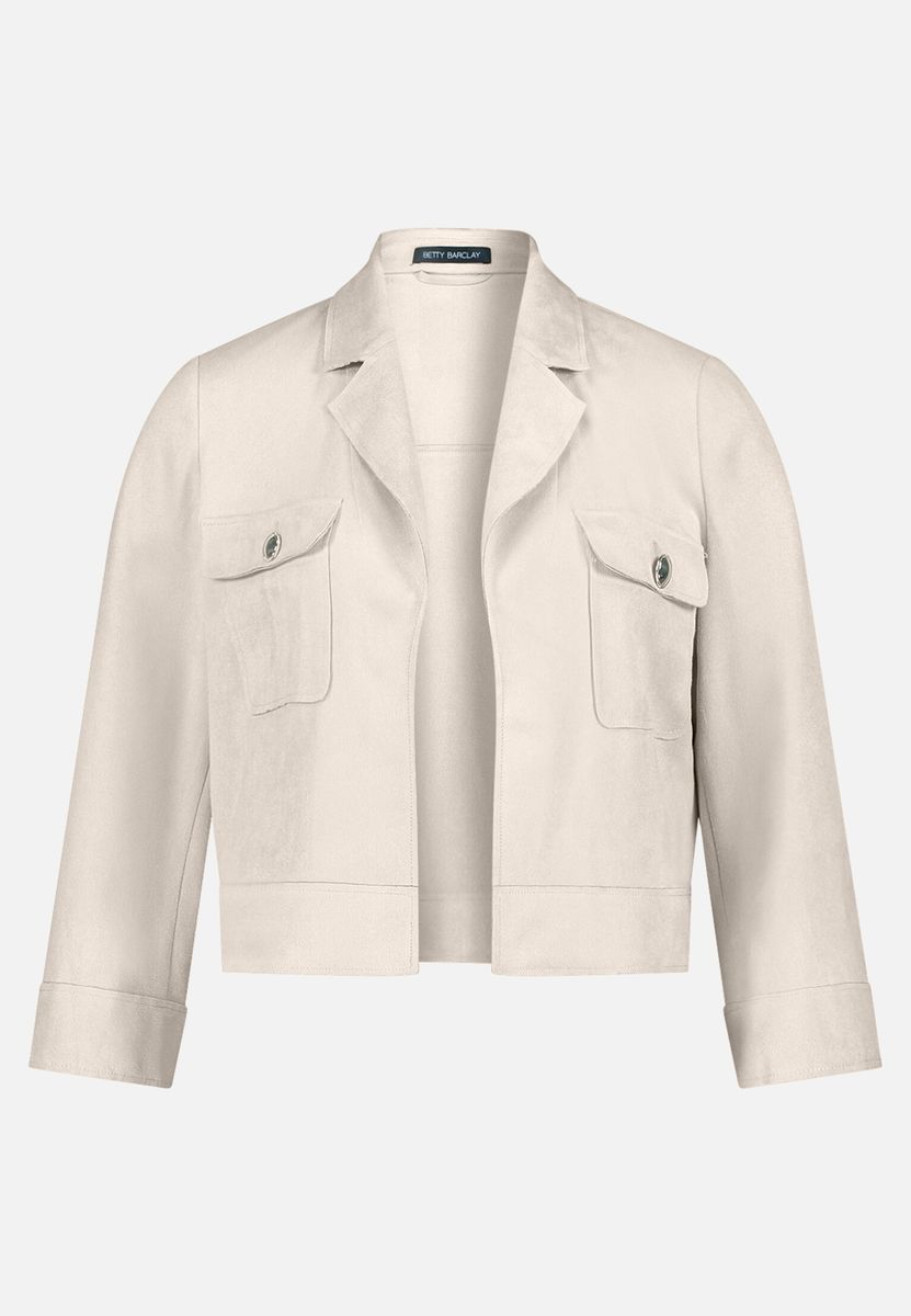 Minimalistische Cropped Blazer-Jacke