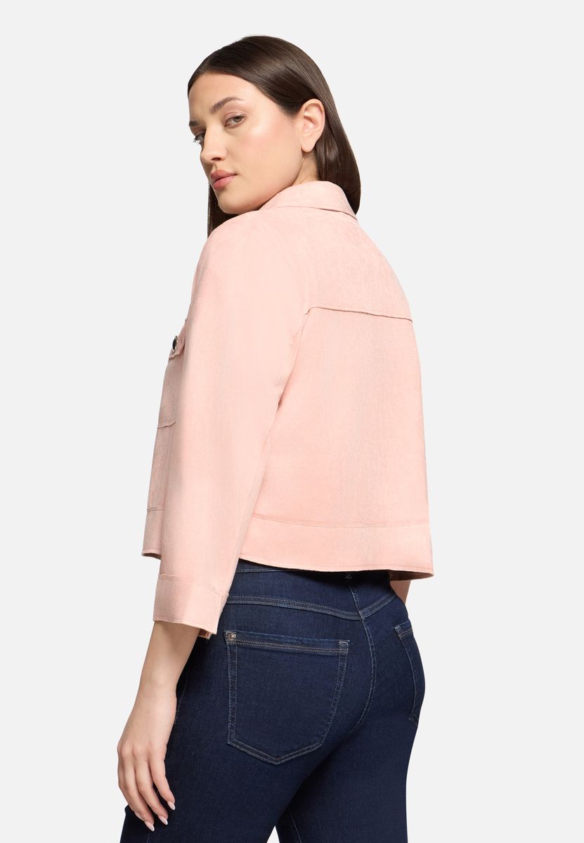 Minimalistische Cropped Blazer-Jacke