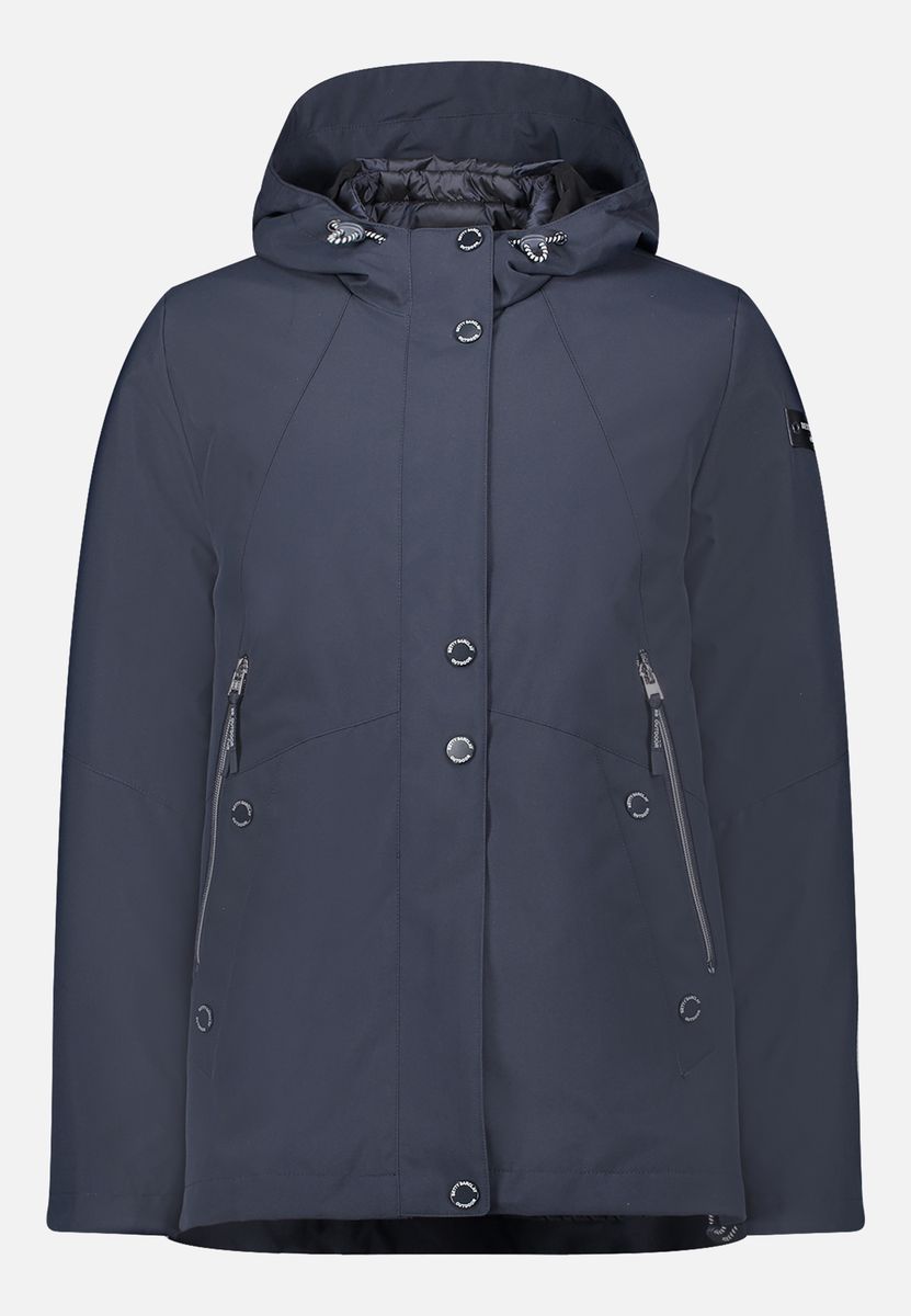 Vielseitige A-Linien Outdoorjacke mit Kapuze