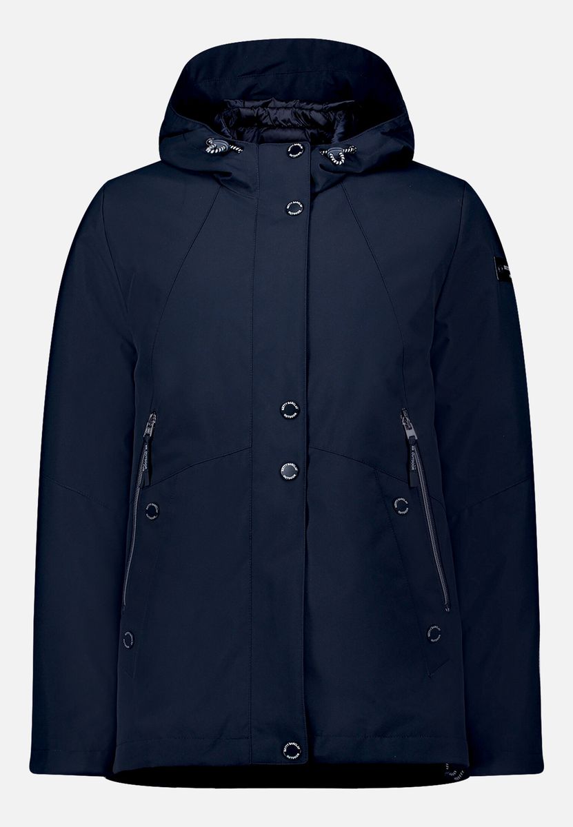 Vielseitige A-Linien Outdoorjacke mit Kapuze
