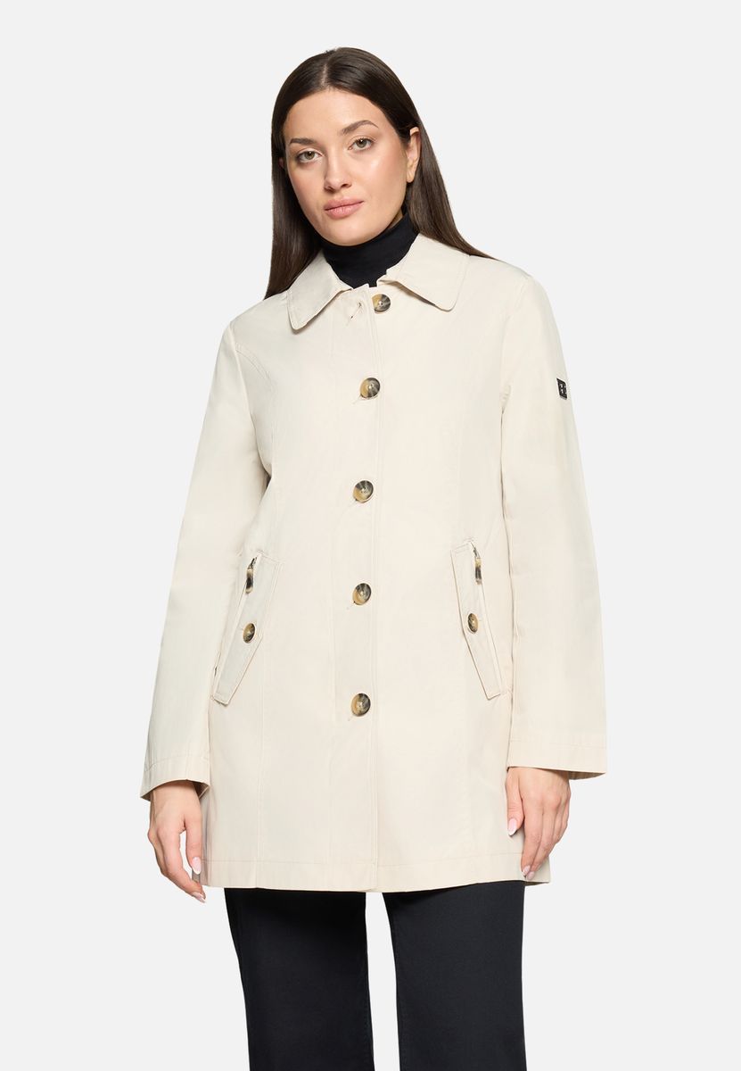 Elegante A-Linien Silhouette mit Knopfleiste