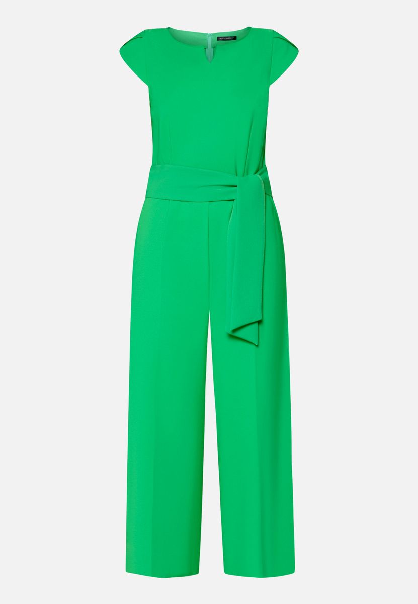 Zweifarbiger Jumpsuit mit weitem Bein