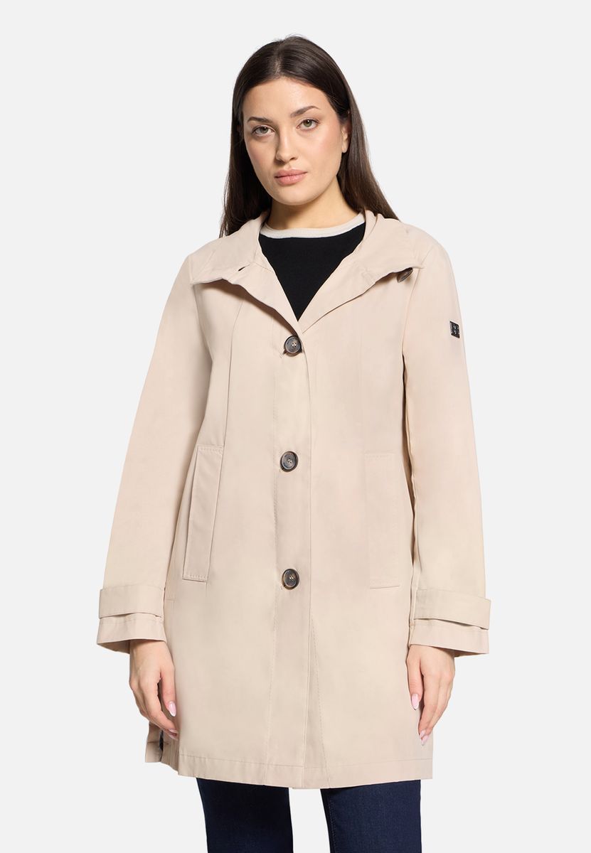 Klassische Sommerjacke mit Stehkragen