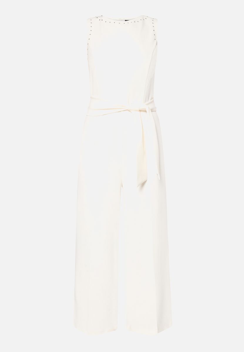 Ärmelloser Jumpsuit mit weitem Bein