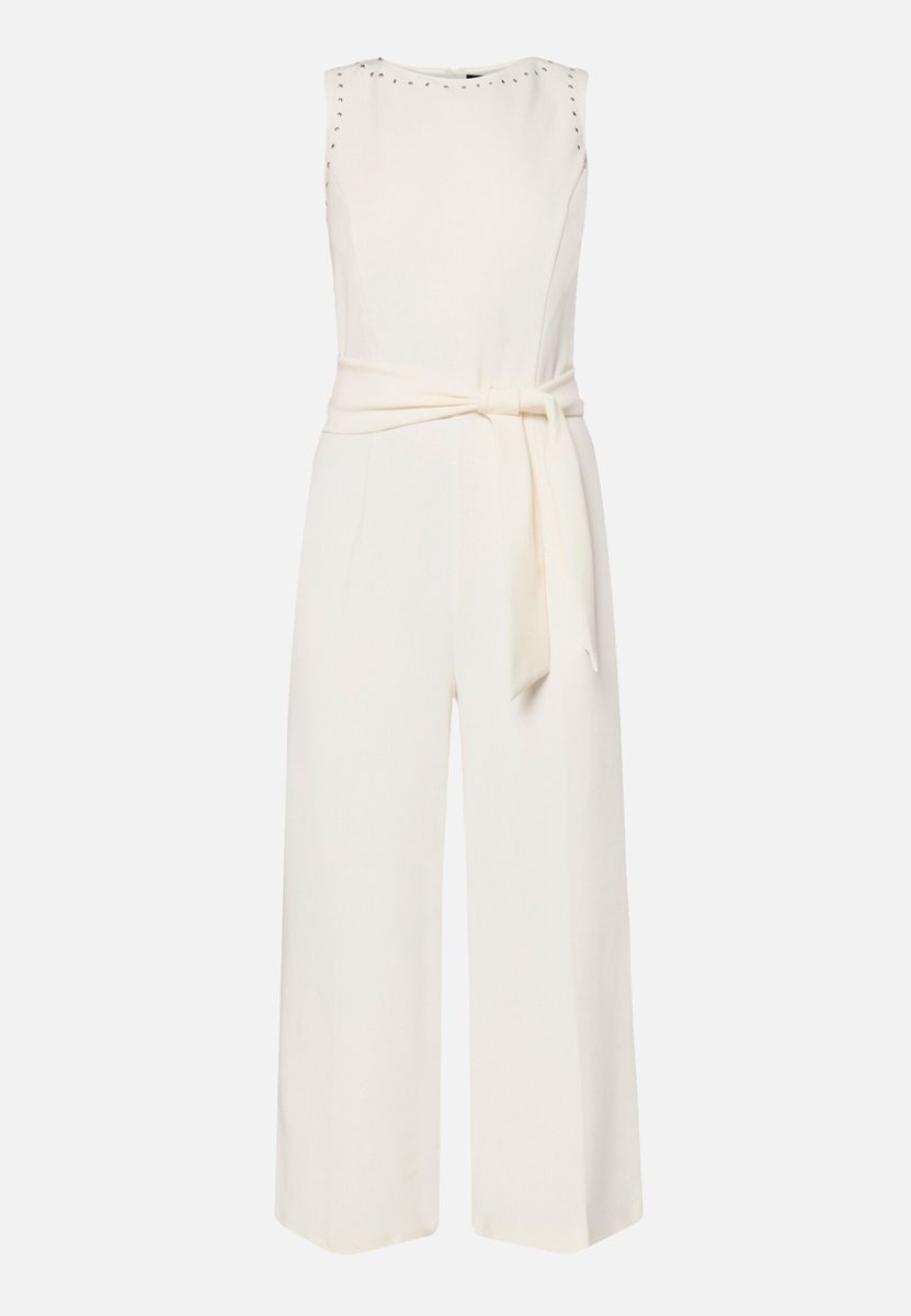 Ärmelloser Jumpsuit mit weitem Bein
