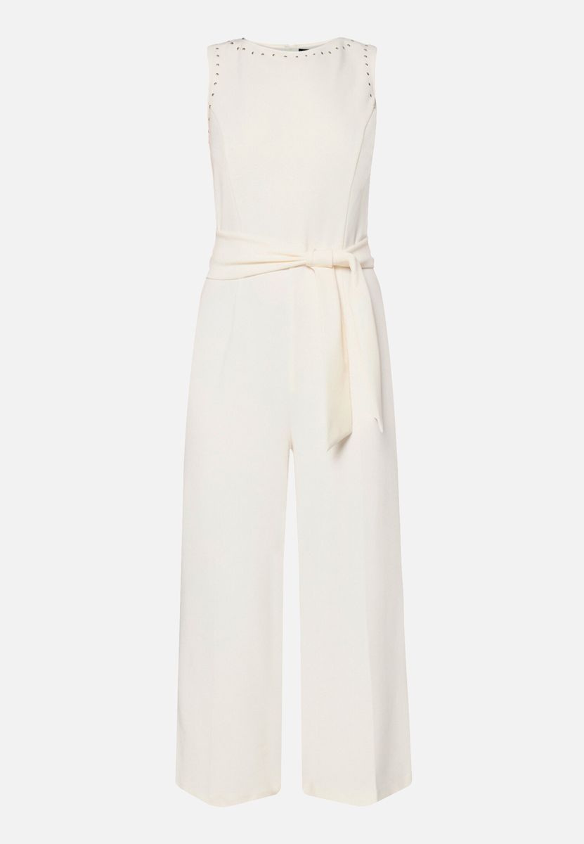 Ärmelloser Jumpsuit mit weitem Bein