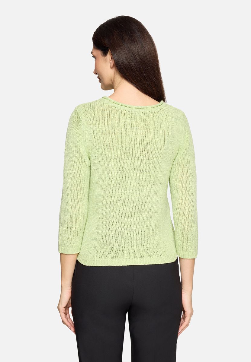 Weicher Strickpullover mit 3/4-Arm