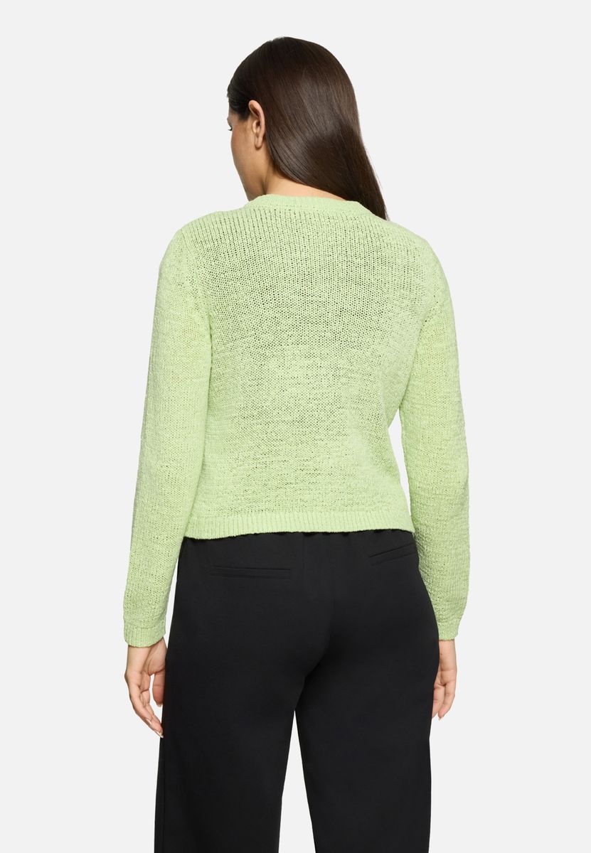 Schicker Strick-Cardigan mit Rundhals