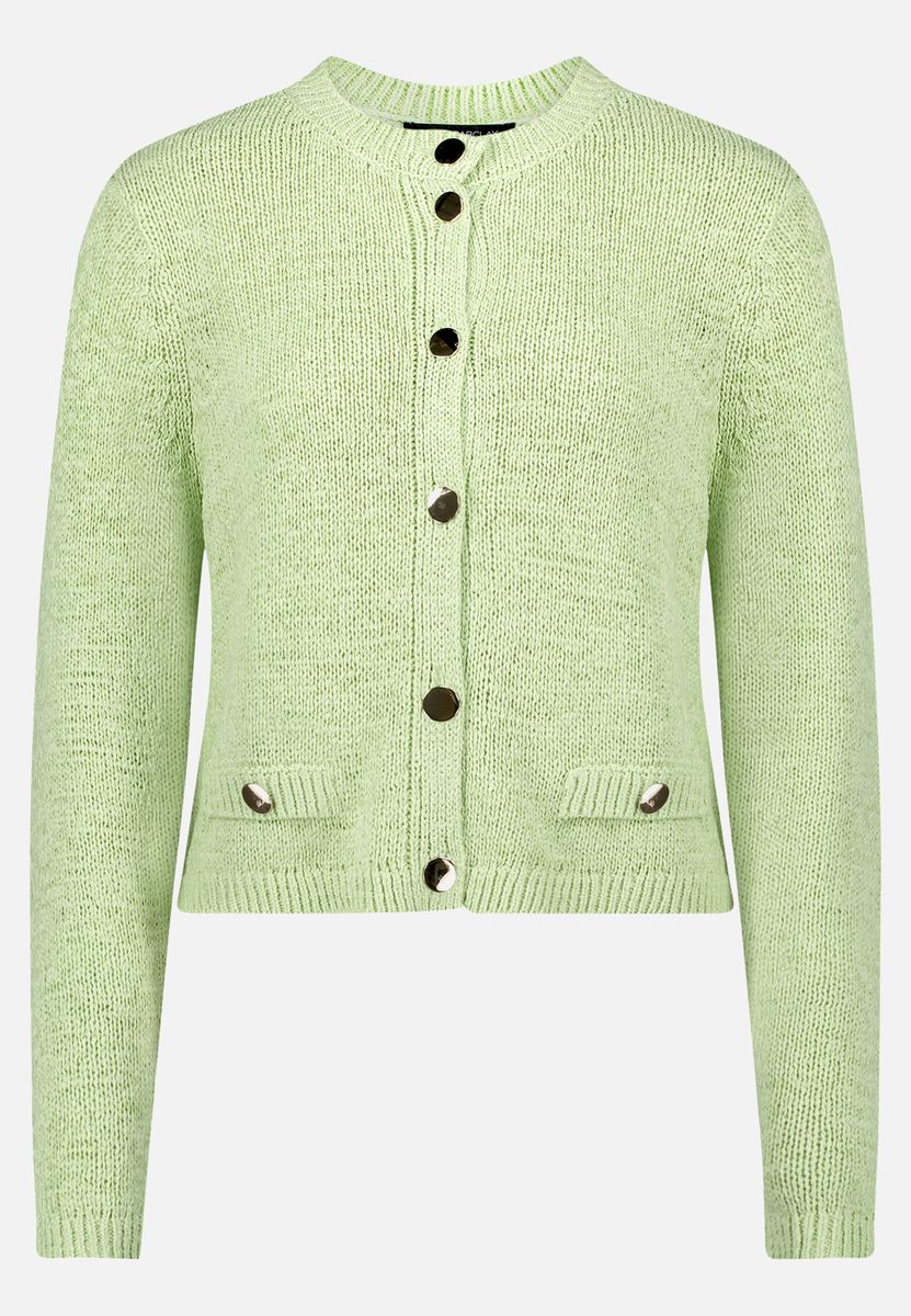 Schicker Strick-Cardigan mit Rundhals