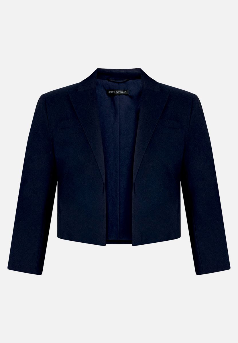 Verschlussloser Kurzblazer mit Revers