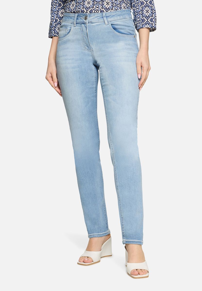 Skinny Jeans mit niedriger Leibhöhe