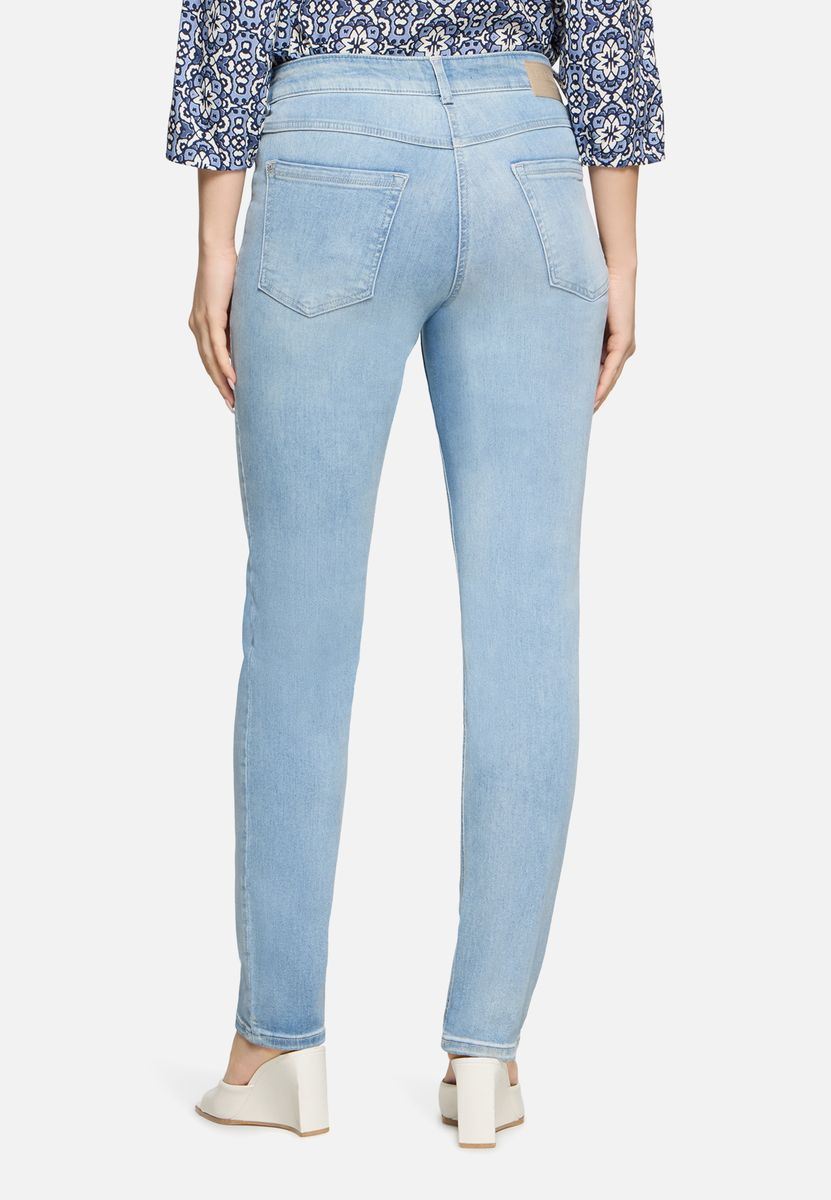 Skinny Jeans mit niedriger Leibhöhe
