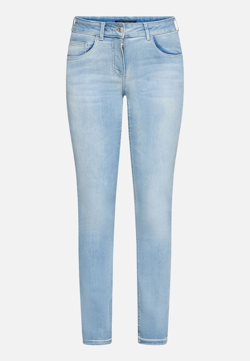 Skinny Jeans mit niedriger Leibhöhe