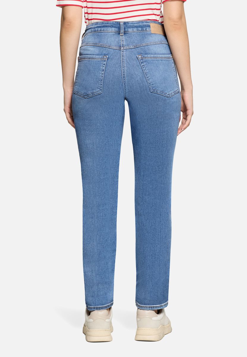 Skinny Jeans mit niedriger Leibhöhe