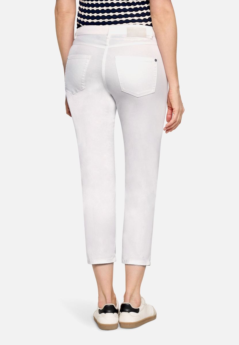 Bequeme verkürzte Low-Waist Hose