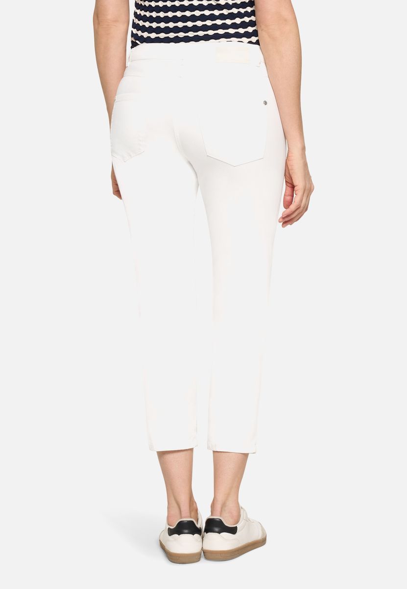 Bequeme verkürzte Low-Waist Hose