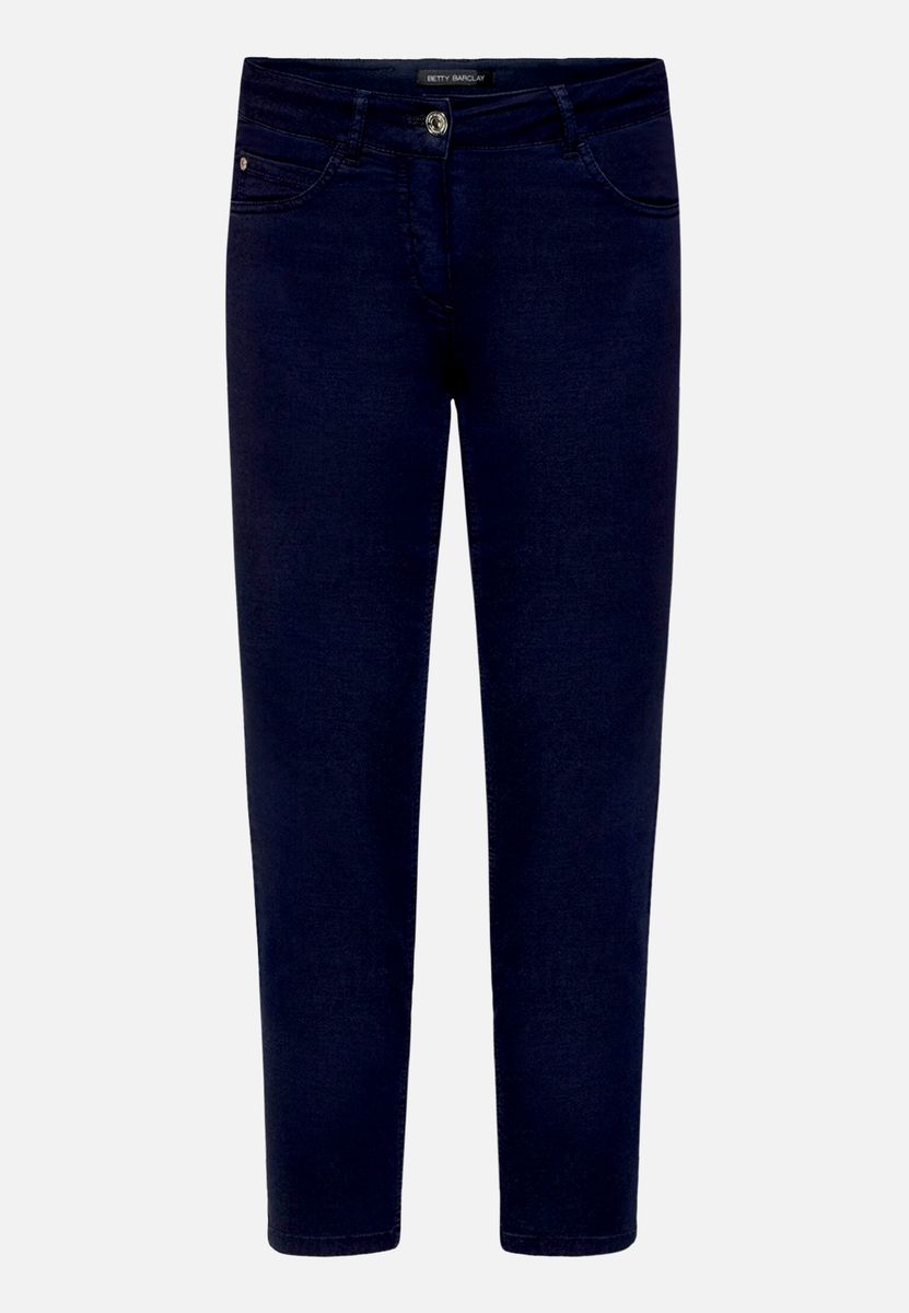 Bequeme verkürzte Low-Waist Hose