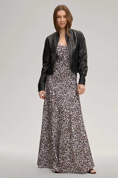 Moderne Slim-Fit Nappa-Lederjacke