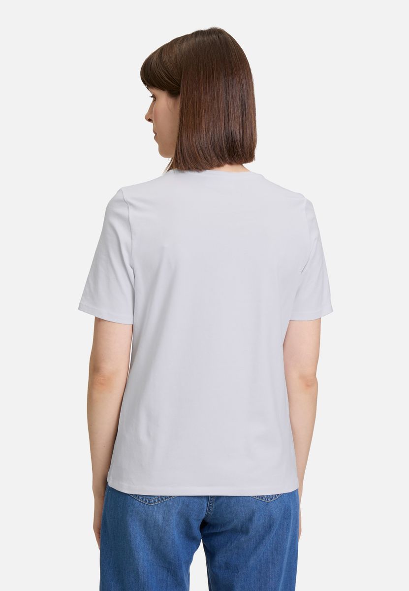 T-Shirt mit verziertem Typografie-Print