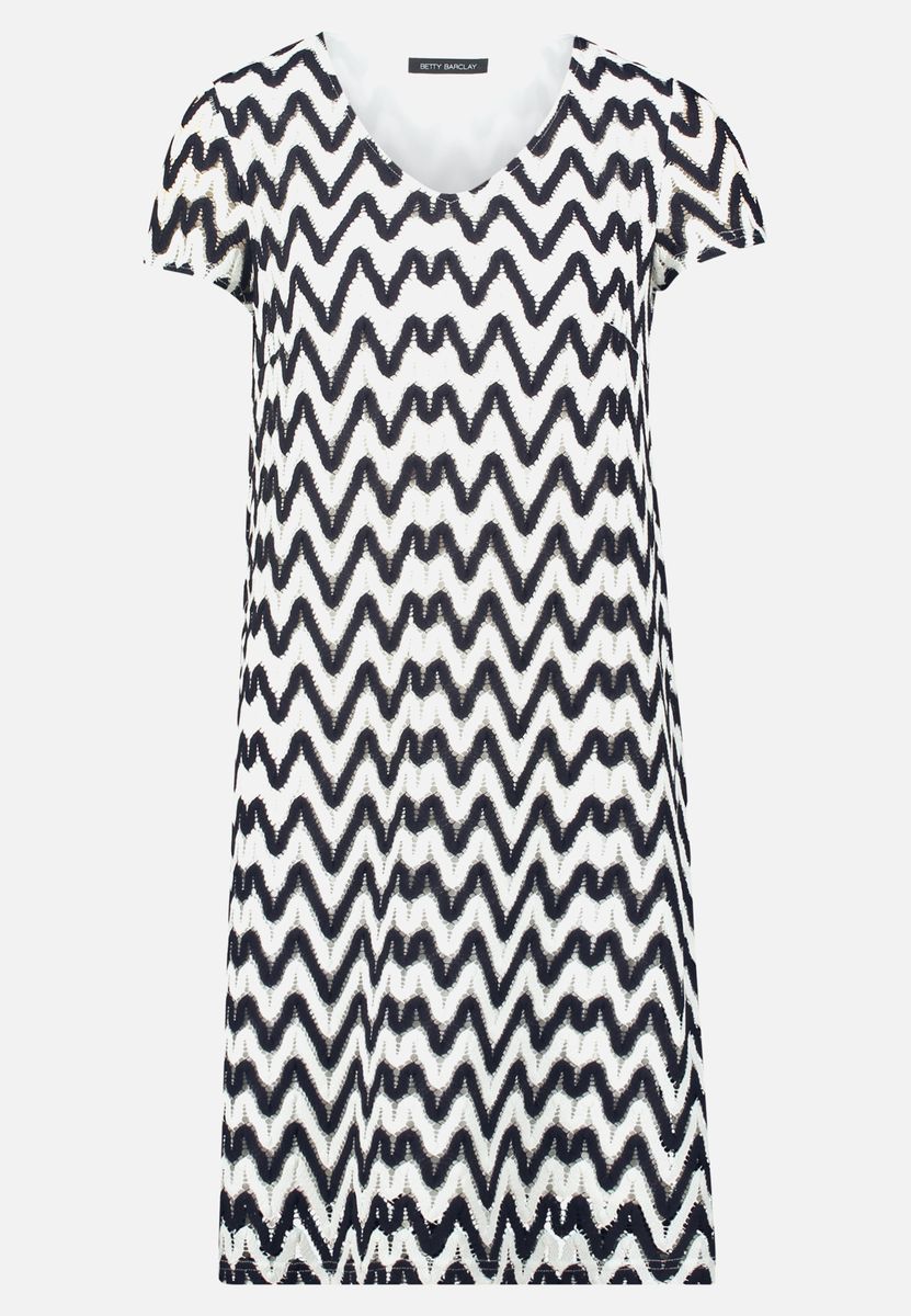 Mini-Sommerkleid mit Zickzack-Muster