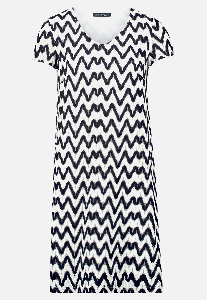 Mini-Sommerkleid mit Zickzack-Muster