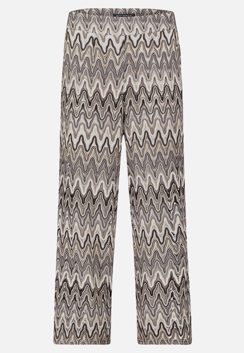 Marlene-Hose mit Zickzack-Muster