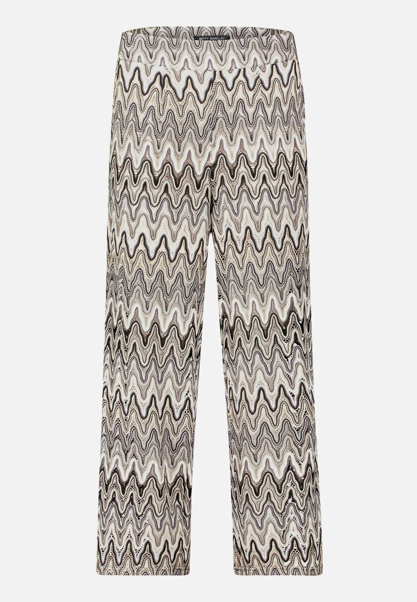 Marlene-Hose mit Zickzack-Muster